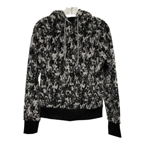 Athleta XXS Glacier Black Tugga Sherpa Hoodie - Picture 4 of 8